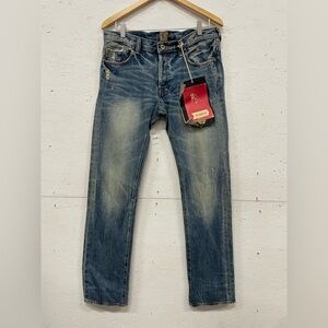 New PRPS Mens Rambler Selvedge Slim Denim Jeans #E63P133V, Size 33